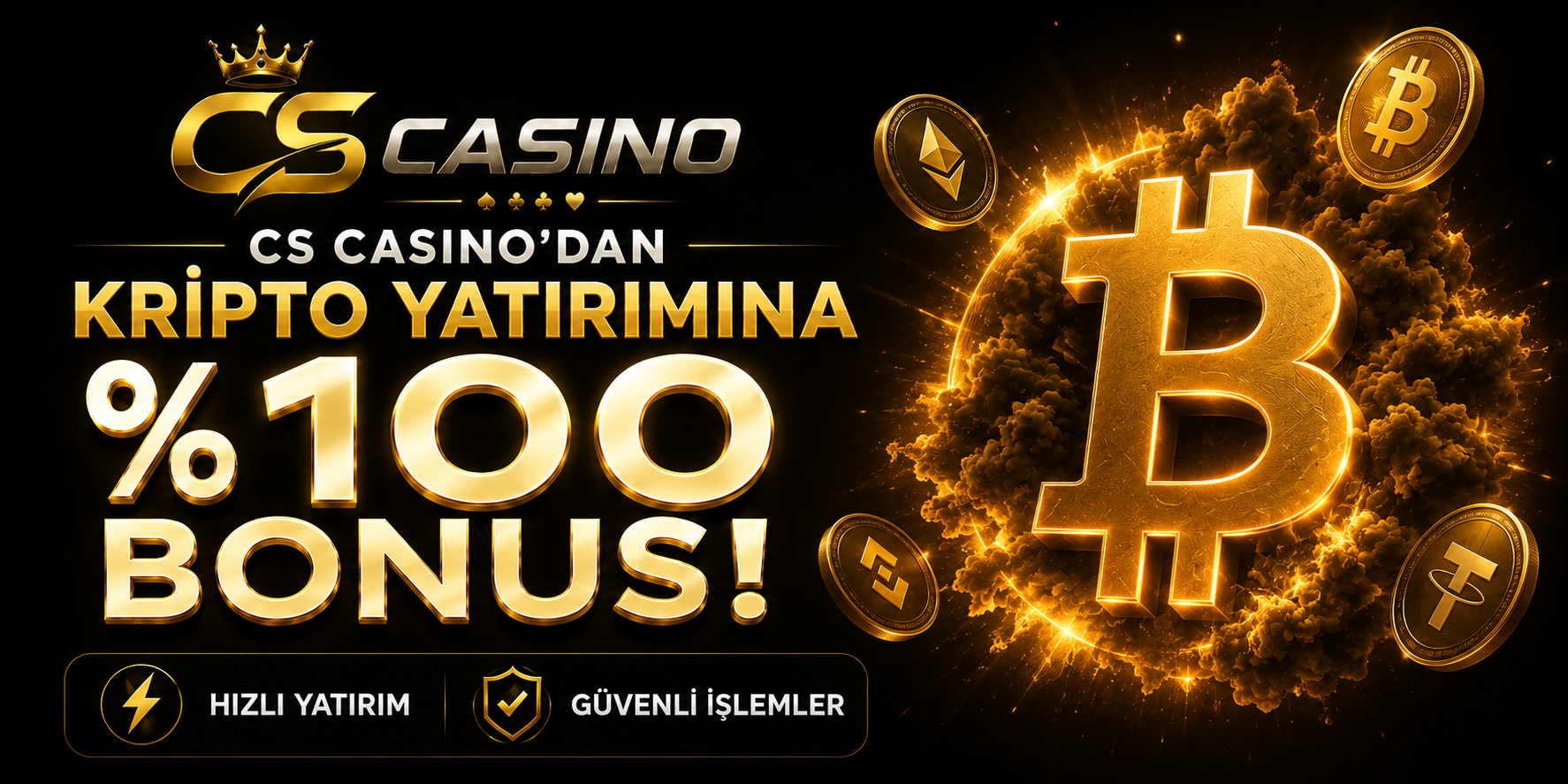 %100 Kripto Yatırım Bonusu